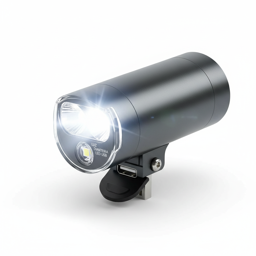 Luz Dianteira LED USB