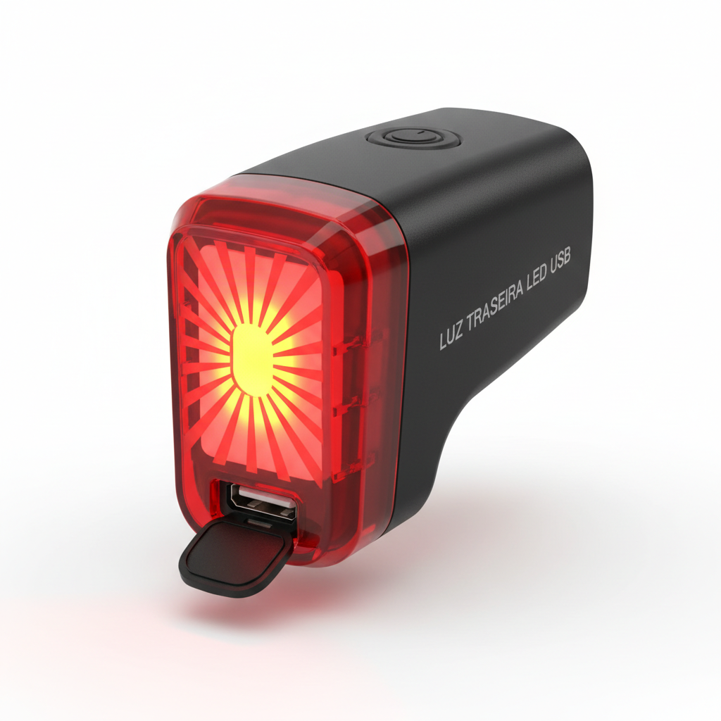 Luz Traseira LED USB